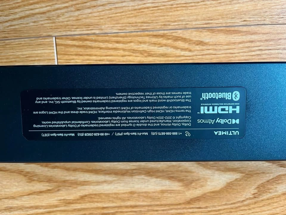 ULTIMEA Dolby Atmos Soundbar with Subwoofer & Remote - Like New - photo 3