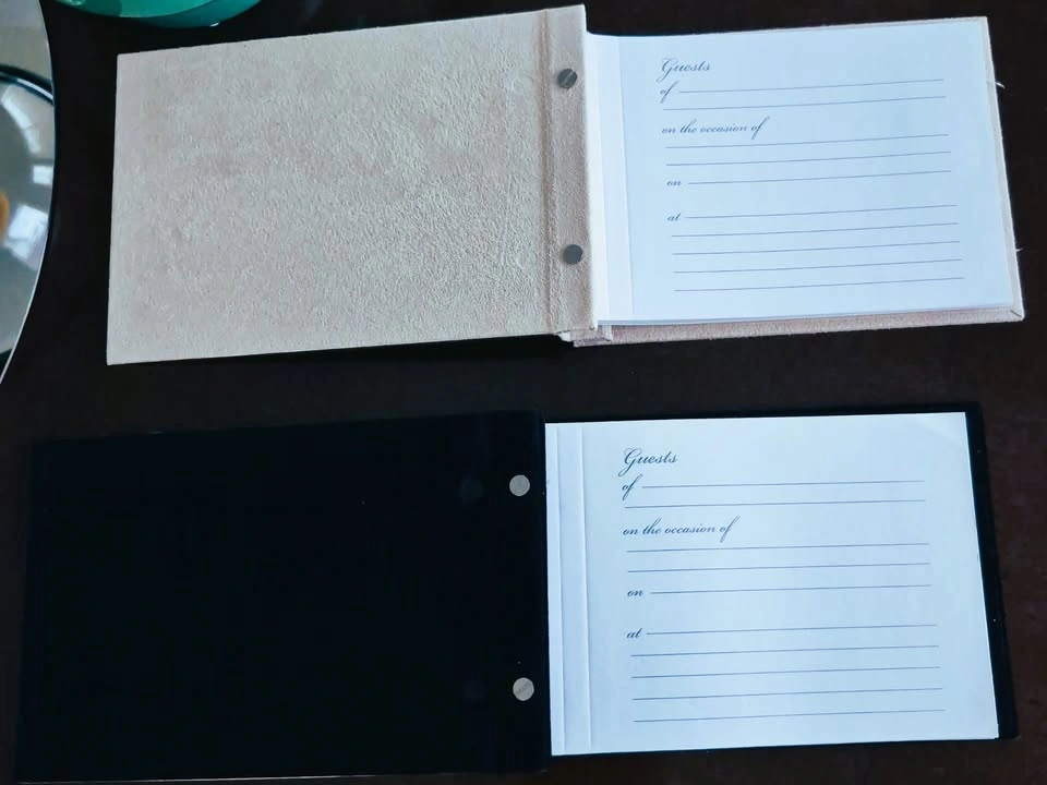 Brand New! Guest Books (in Silver or Pewter) - photo 3