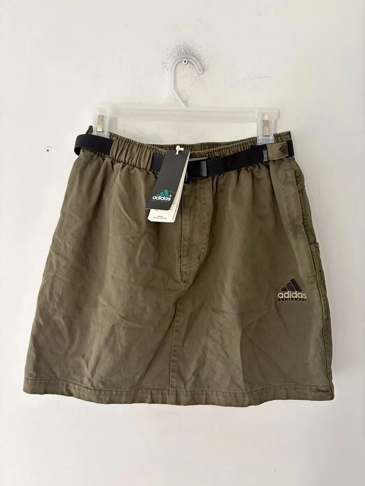 Adidas Equipment Belted Olive Skirt Size S New