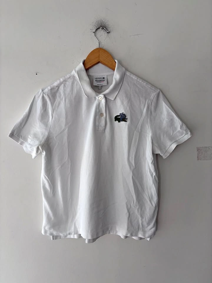 Lacoste x Netflix Bridgerton Women's Polo Shirt Size 40