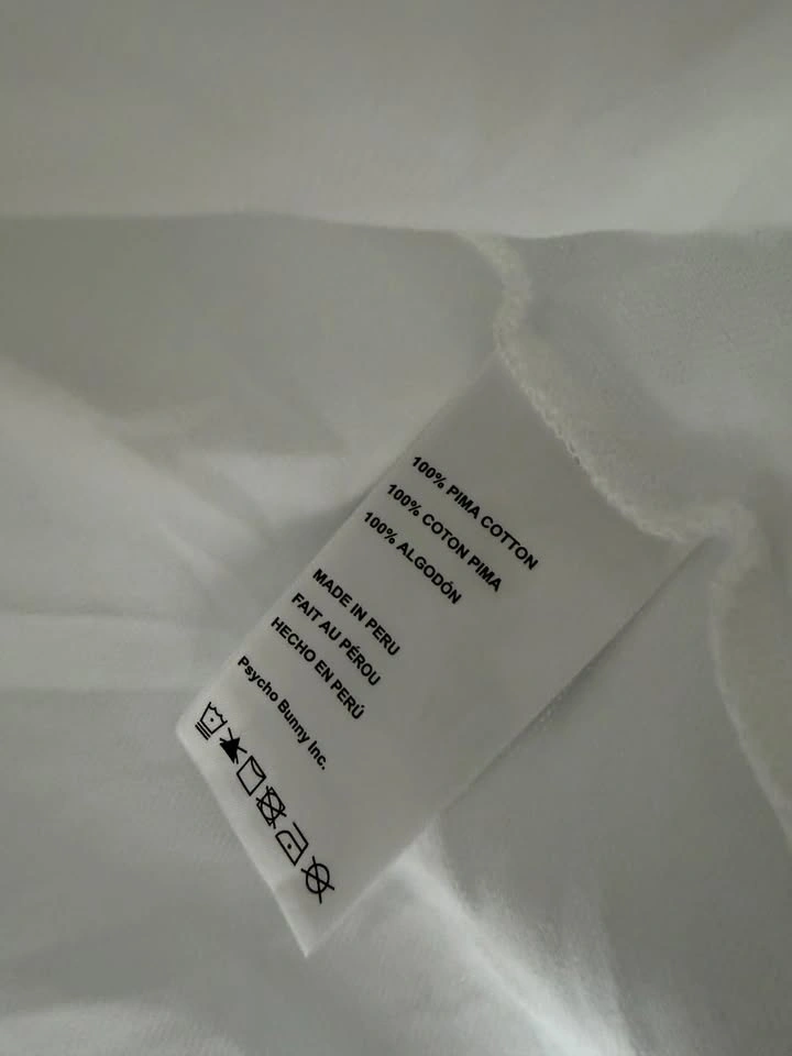 Psycho Bunny White Polo Shirt Size 9 - photo 4