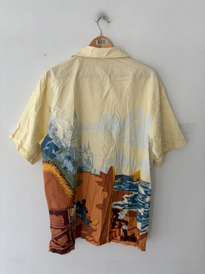 Walt Disney World Parks Men’s Hawaiian Mickey Camp Shirt Size M - photo 5
