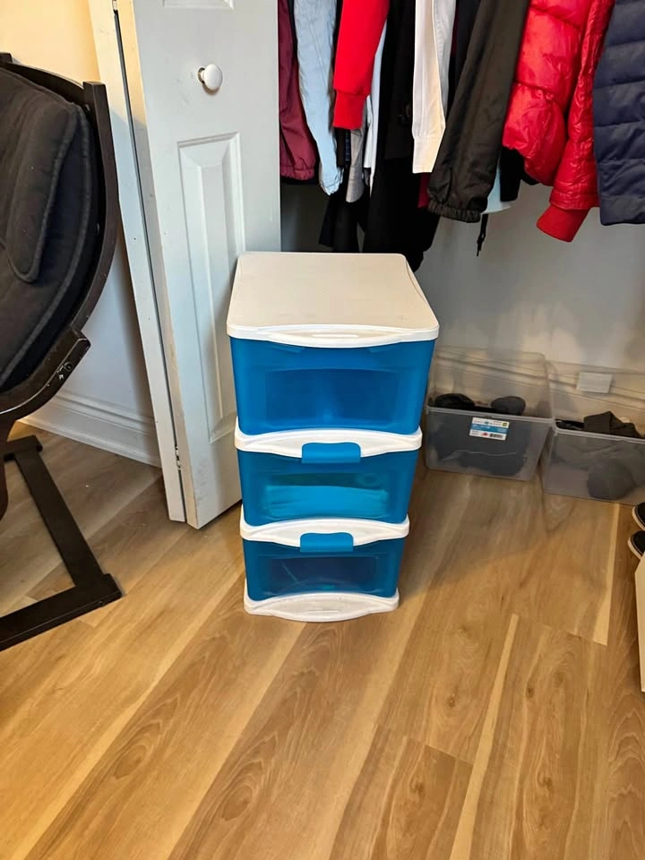 Sterilite 3-Drawer Plastic Storage Unit