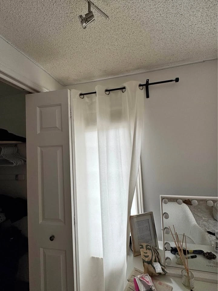 White Grommet Curtains