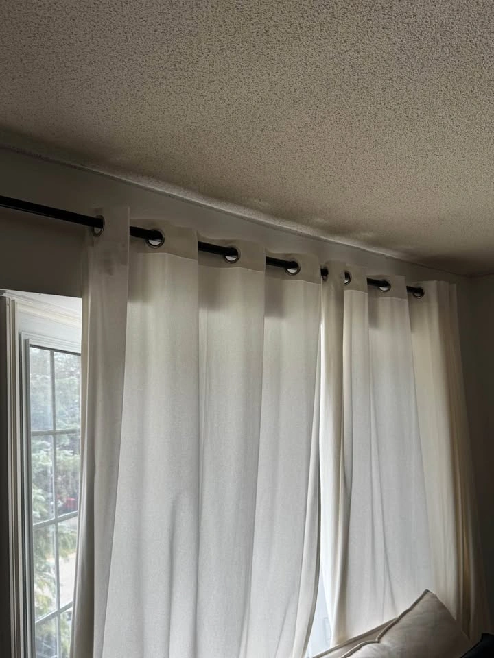 White Grommet Curtains - photo 2