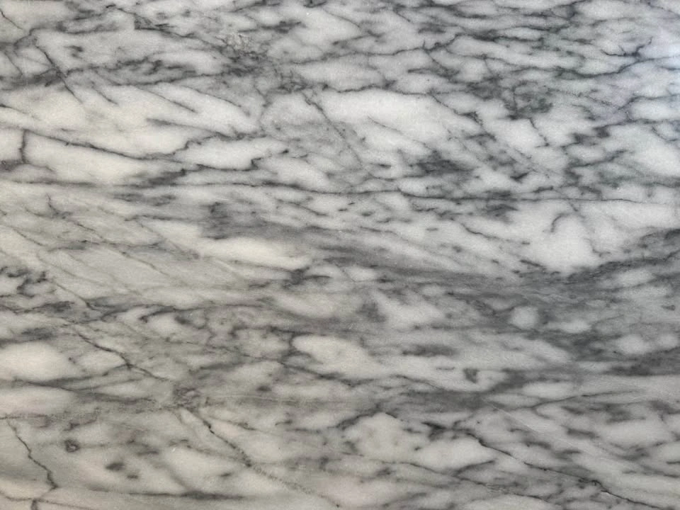 Round Marble Coffee Table with Chrome Base - photo 3