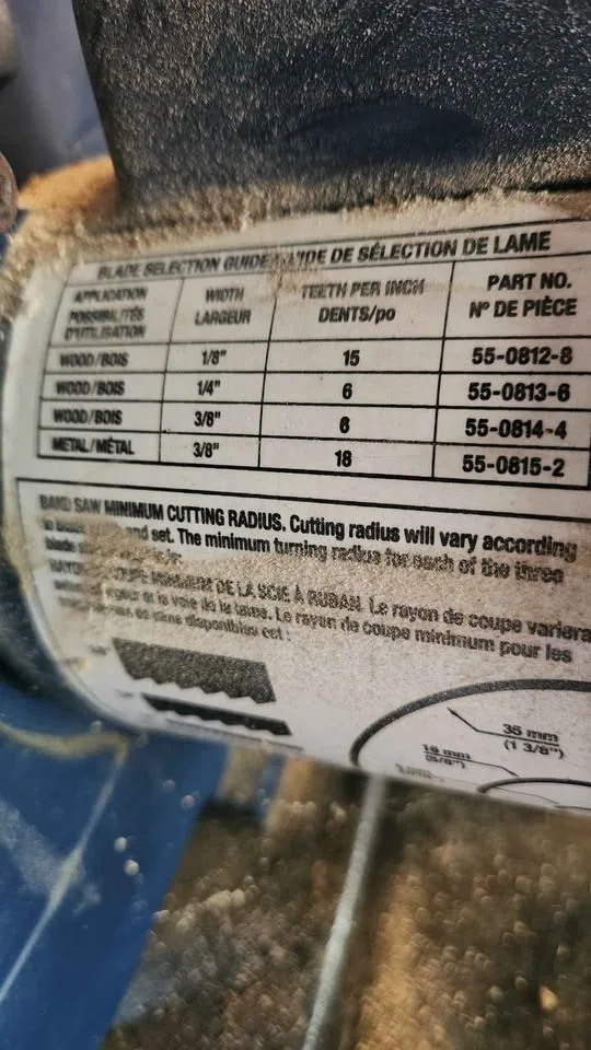 Mastercraft 9" Band saw WD34753 image indicator(5)