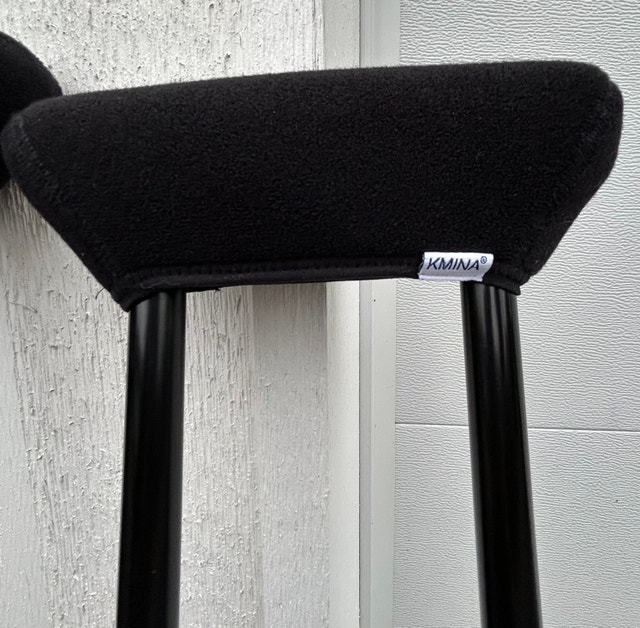 $40 Black Crutches. Made in Europe by Kmina. Size: L - photo 3