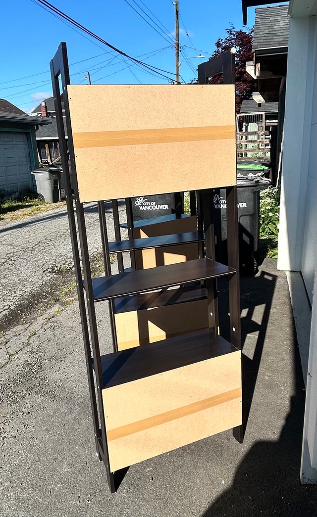 espresso black IKEA Laiva bookcases $10 each. 3 available. - photo 5