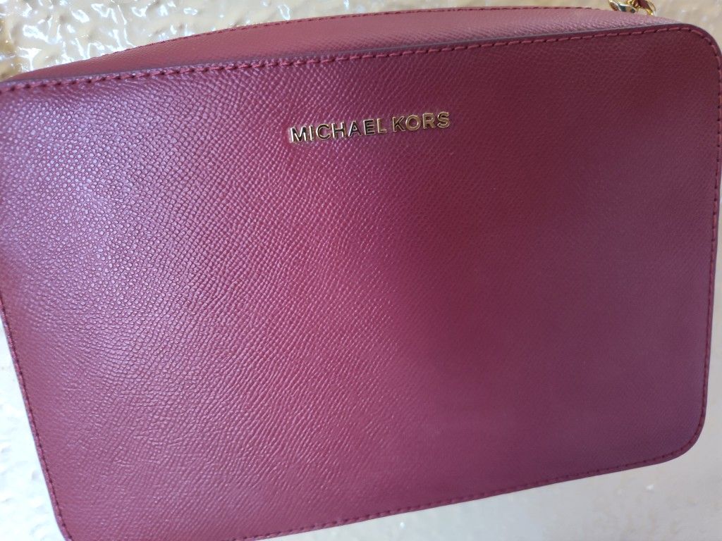 Michael Kors Wine Colored Purse