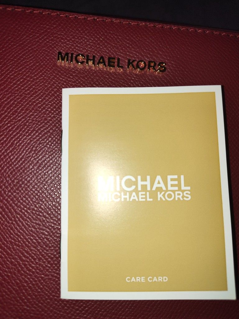 Michael Kors Wine Colored Purse - photo 3