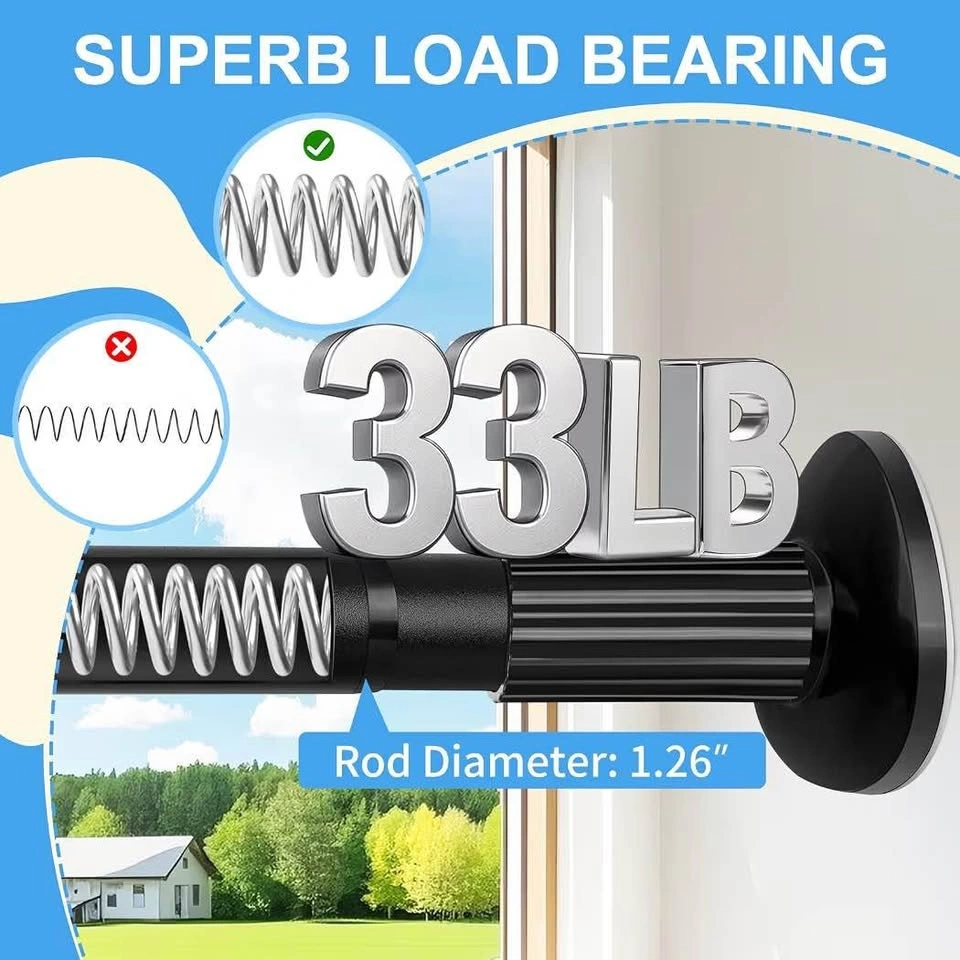 Tension Curtain Rod 51-165 Inch - photo 4