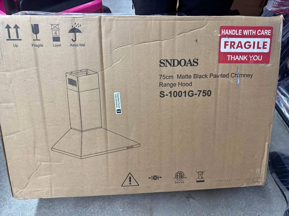 Range hood black