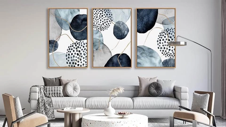 NINEASO Abstract Geometric Framed Wall Art - photo 3