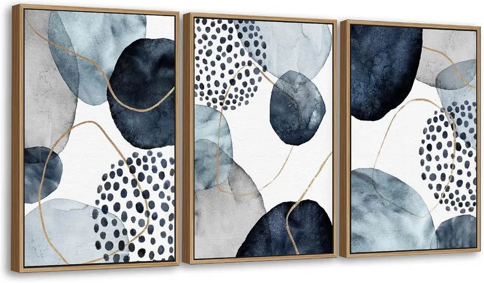 NINEASO Abstract Geometric Framed Wall Art - photo 4