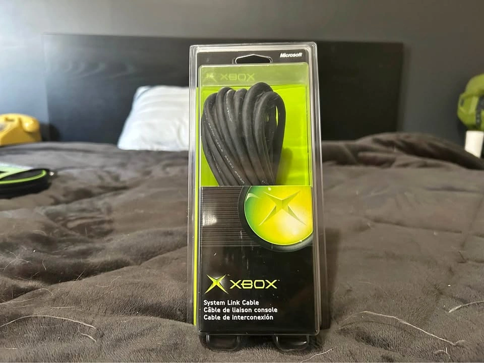 OG Xbox System Link Cable - factory sealed!
