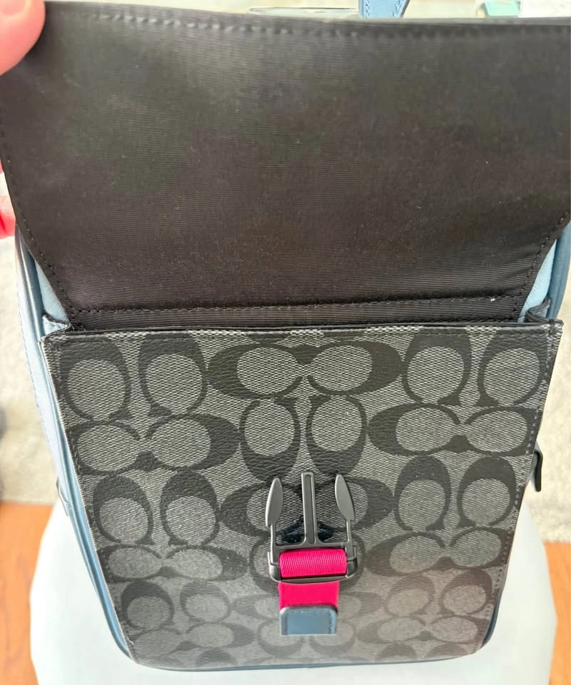 Coach Track Pack Crossbody Bag in Colorblock Signature Canvas - photo 2
