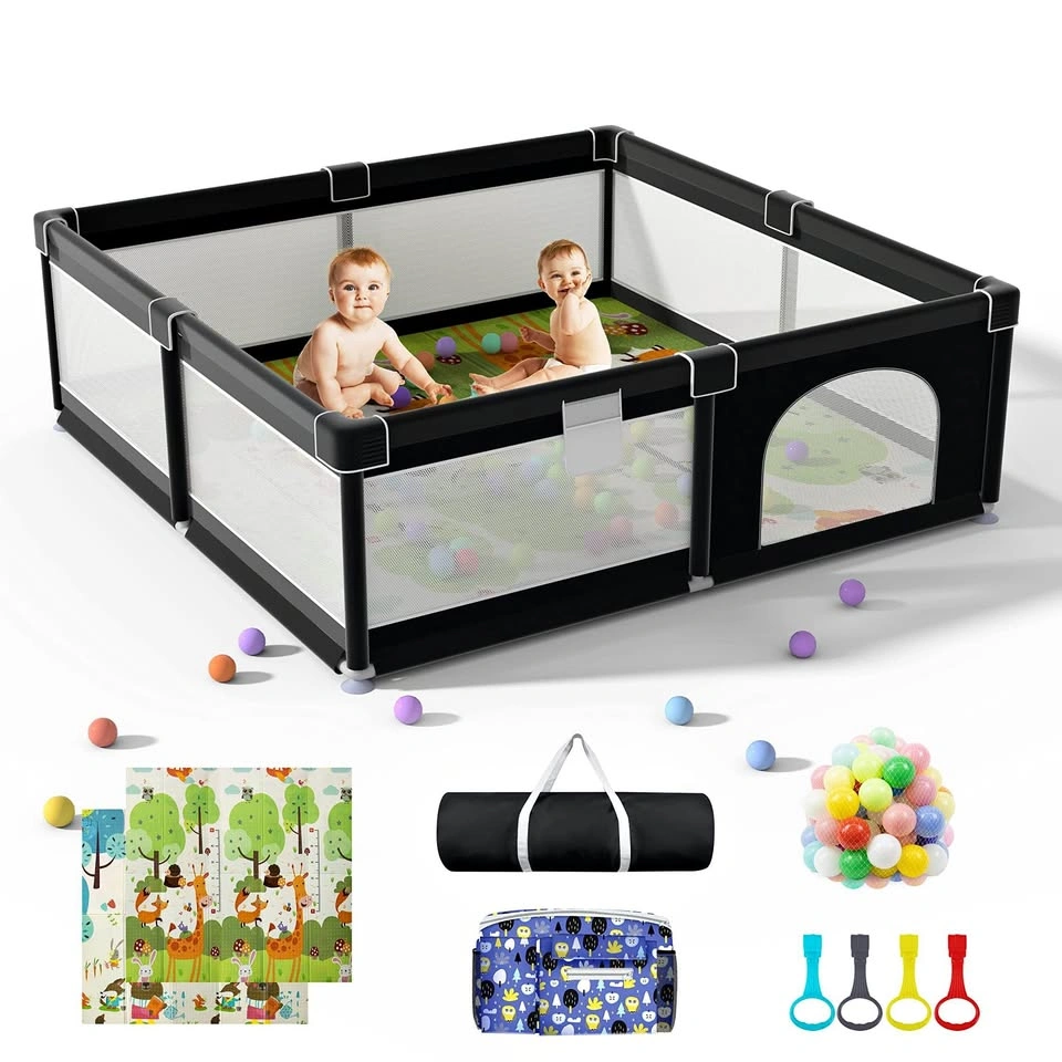 lutikiang Extra Large Baby Playpen