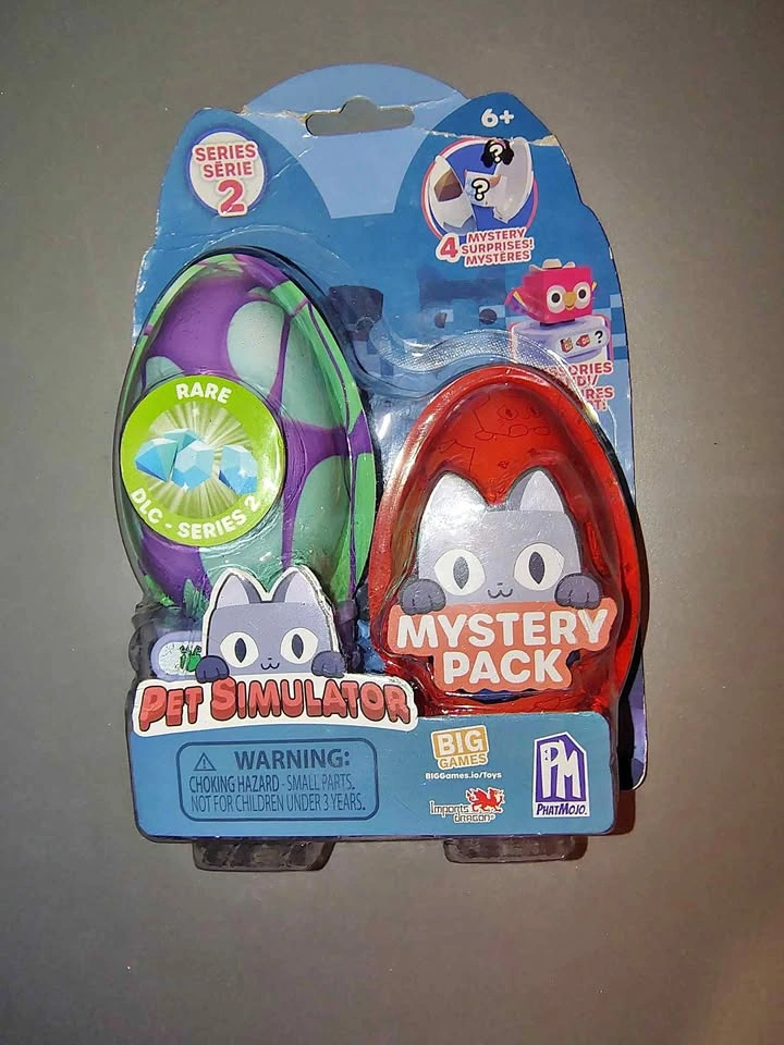 Pet Simulator Series 2 Mystery Pets 2-Pack Egg with Rare DLC