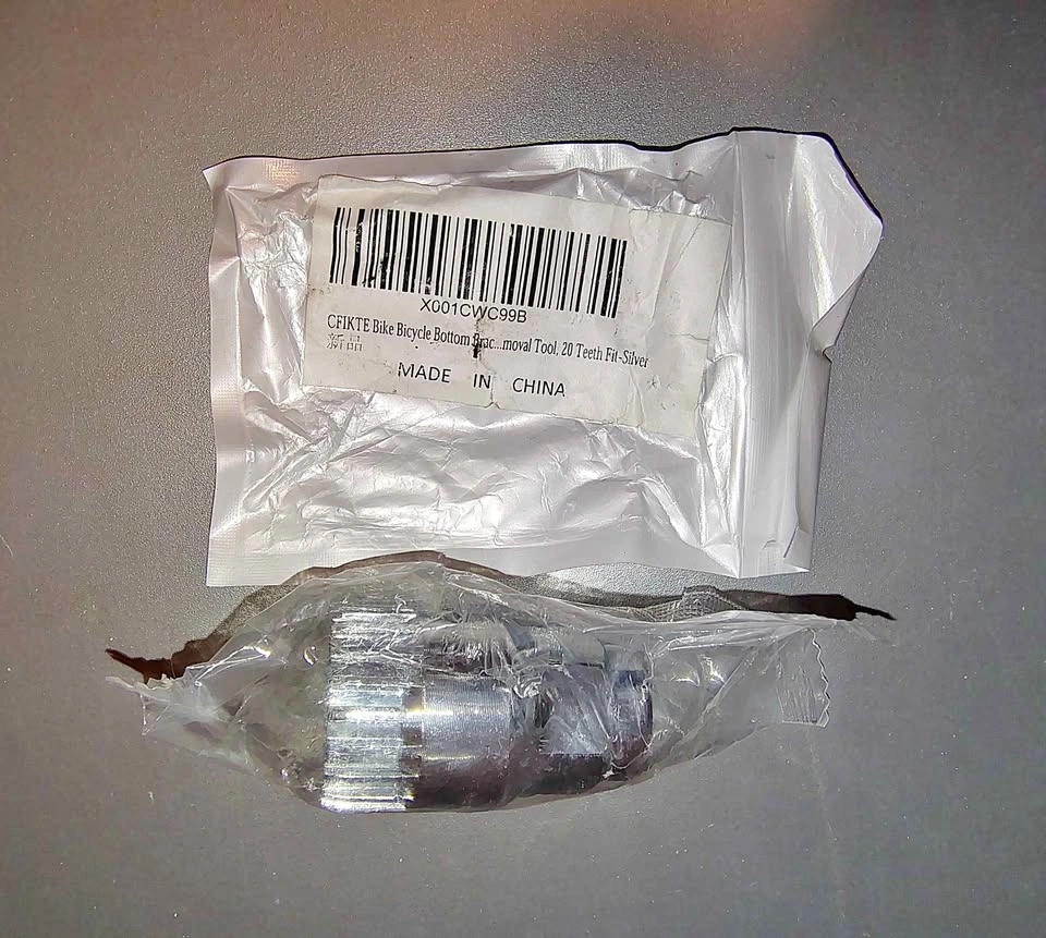 Bike Bottom Bracket Removal Tool - 20 Teeth (CFIKTE Silver)