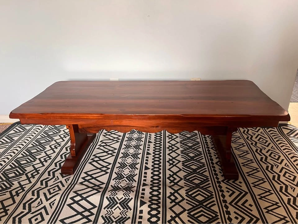Solid Wood Pine Live Edge Style Coffee Table 53.5” - photo 2
