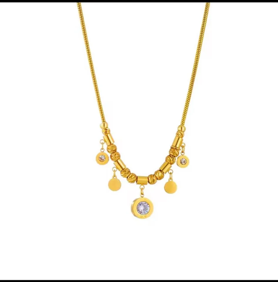 18k gold plated stainless steel Necklace image indicator(6)