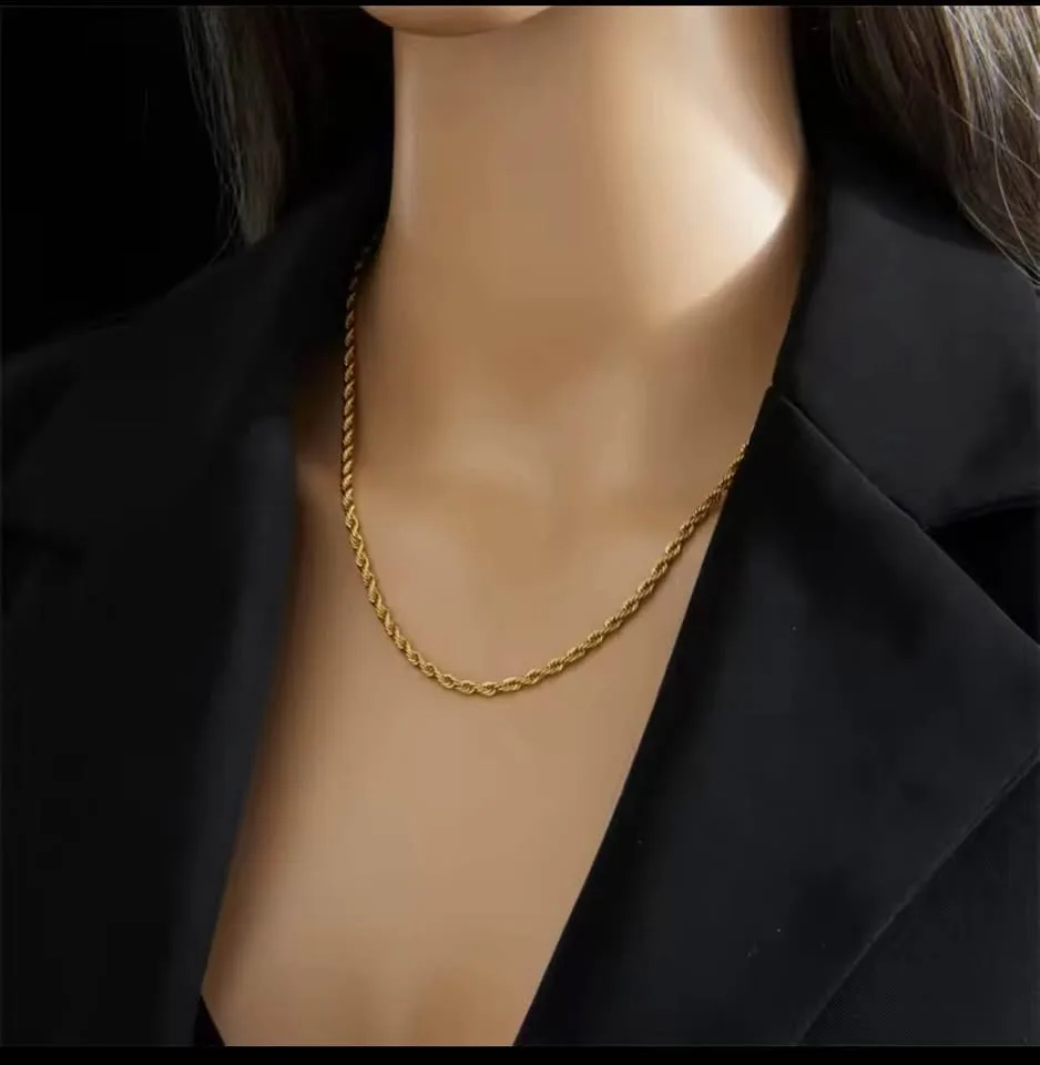 18k gold plated stainless steel set image indicator(2)