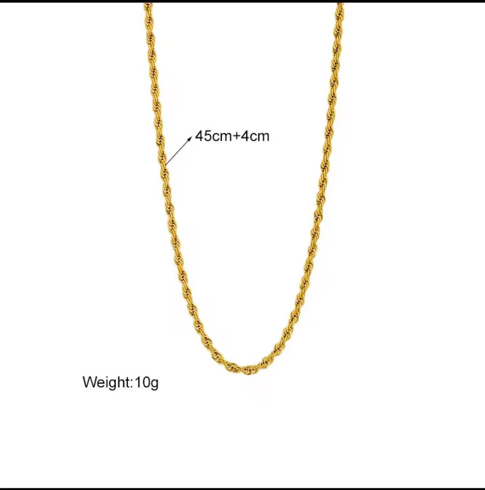 18k gold plated stainless steel set image indicator(3)