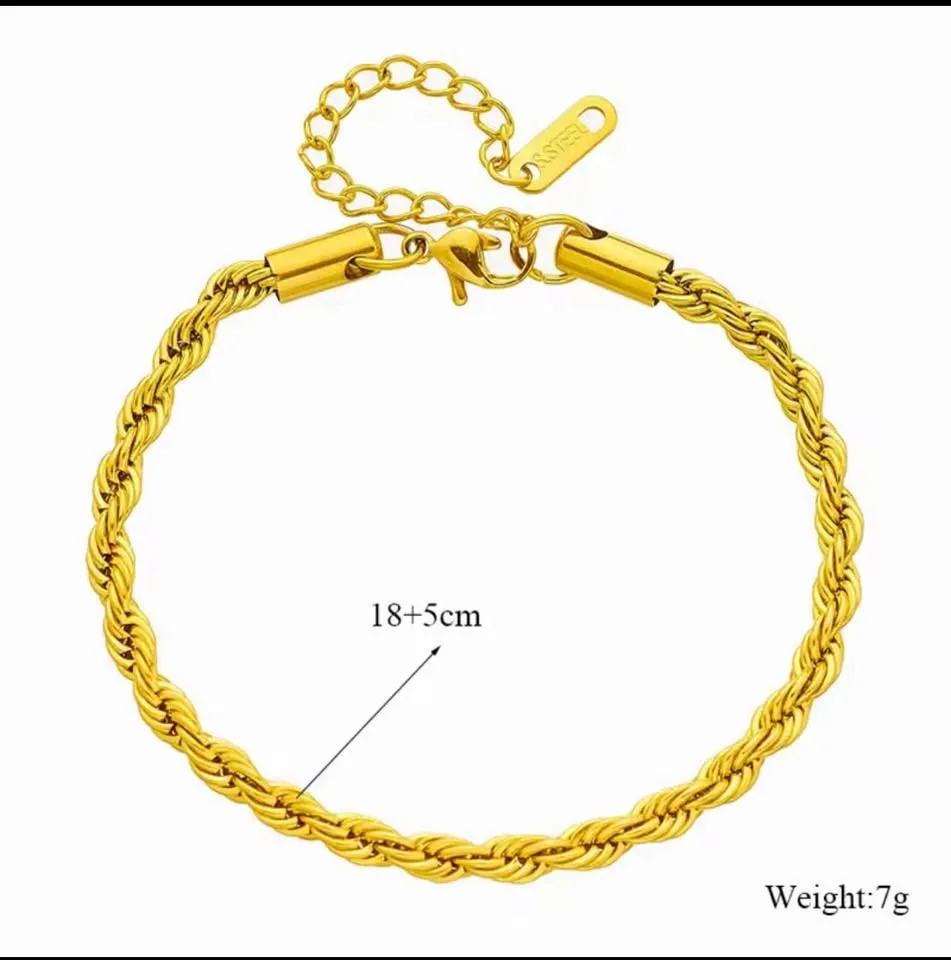 18k gold plated stainless steel set image indicator(4)