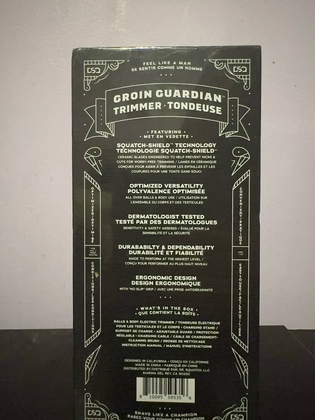 Dr. Squatch Groin Guardian Trimmer – Brand New/Sealed - photo 2