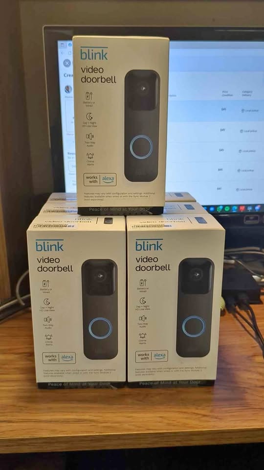 New Blink Video Doorbell - Battery or Wired. 2 Left in Stock!