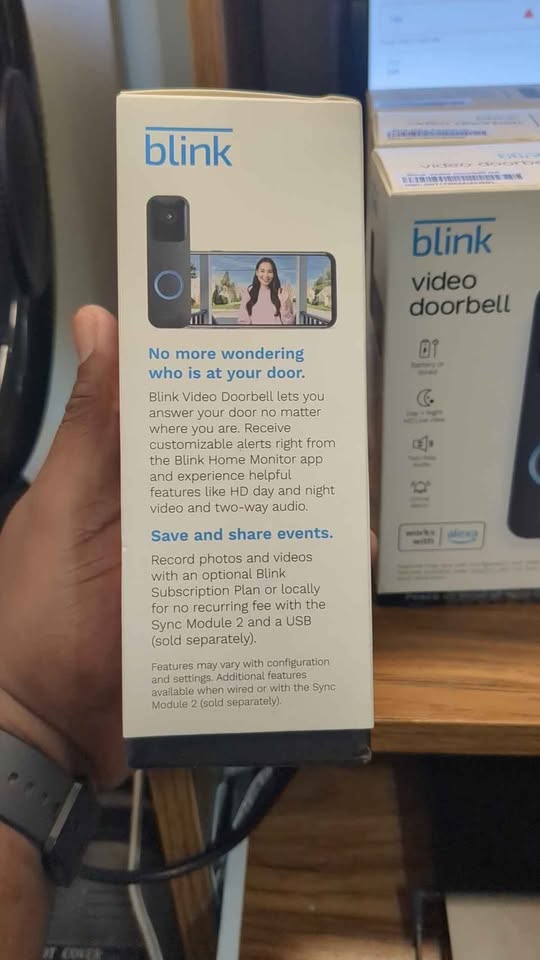 New Blink Video Doorbell - Battery or Wired. 2 Left in Stock! - photo 4
