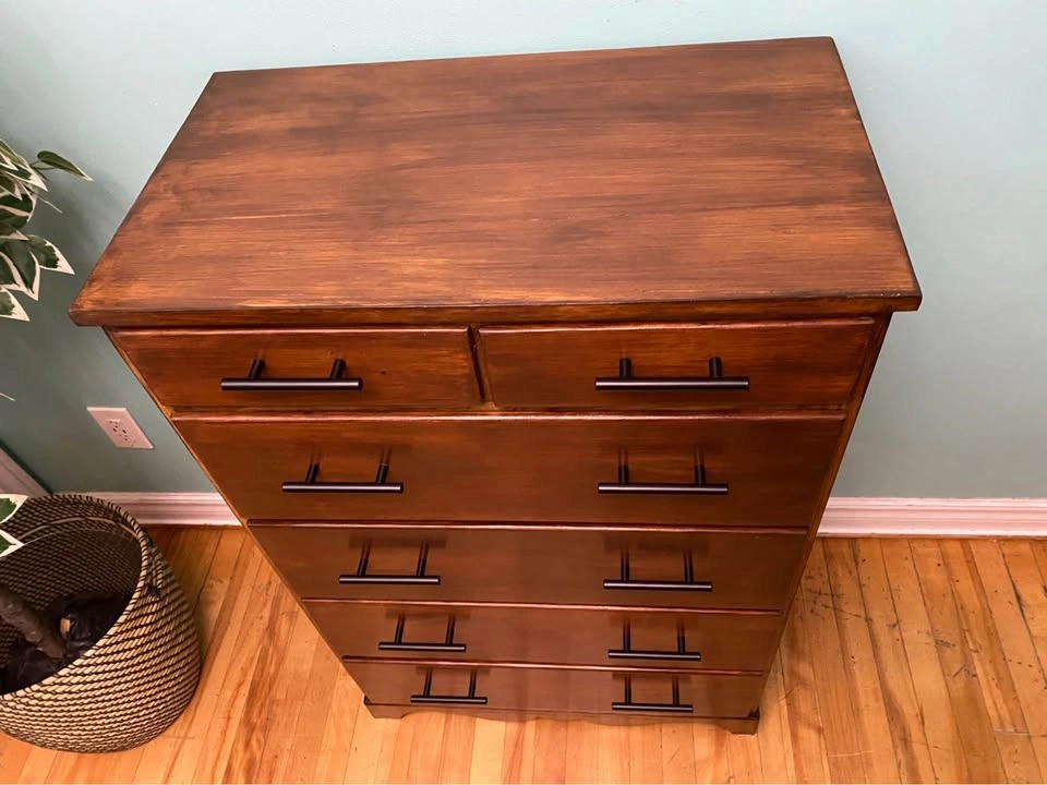 FREE DELIVERY: Refinished Tall Dresser $220 (HRM) - photo 2