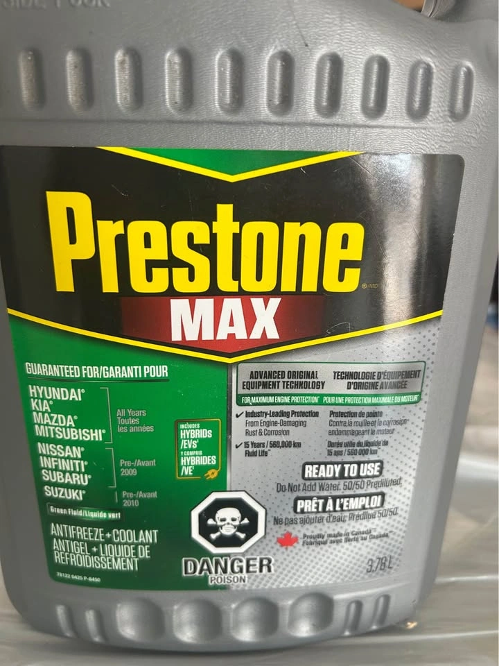 1.5 full bottle Prestone Coolant - photo 2
