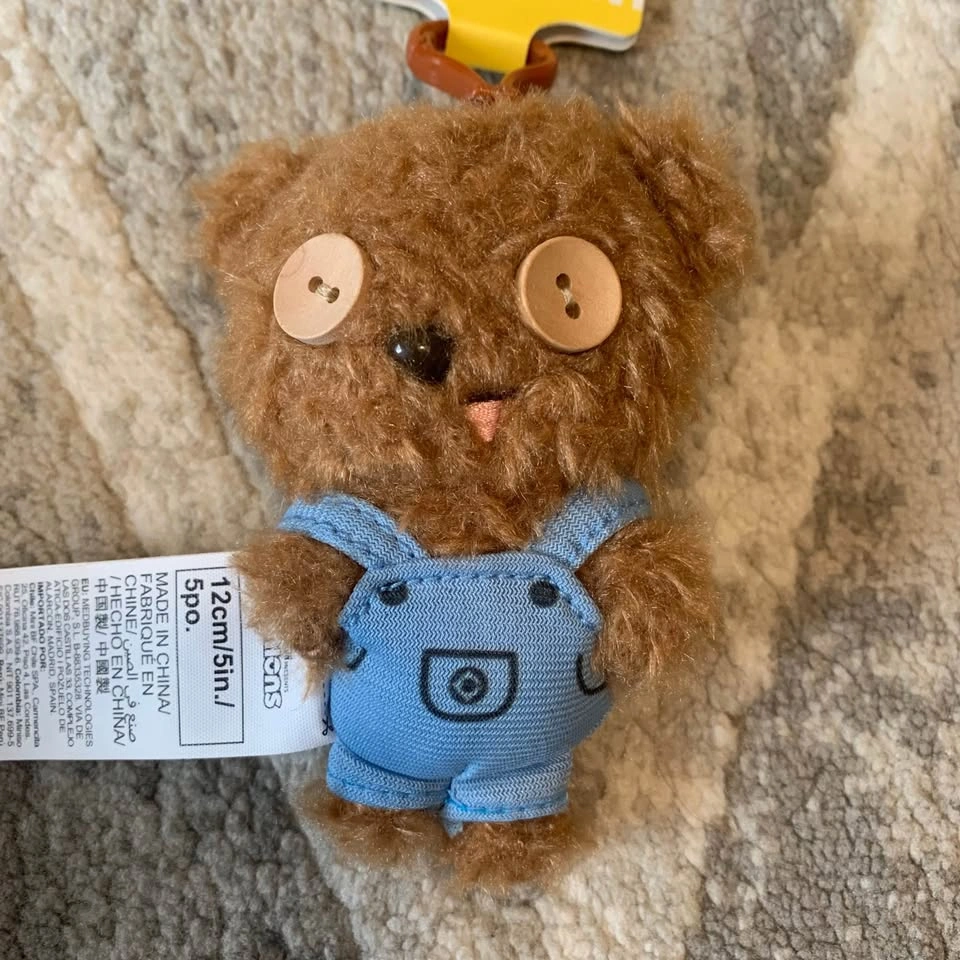 BNWT Miniso 12cm Disney Minion Bob+Tim Collection plush keychain - photo 3