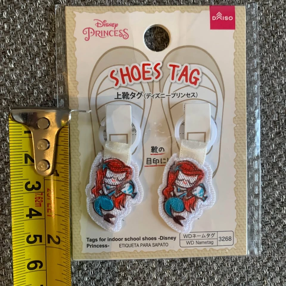 BNIB Japan Disney Princess Belle and Ariel Kids Shoe Tags - photo 3