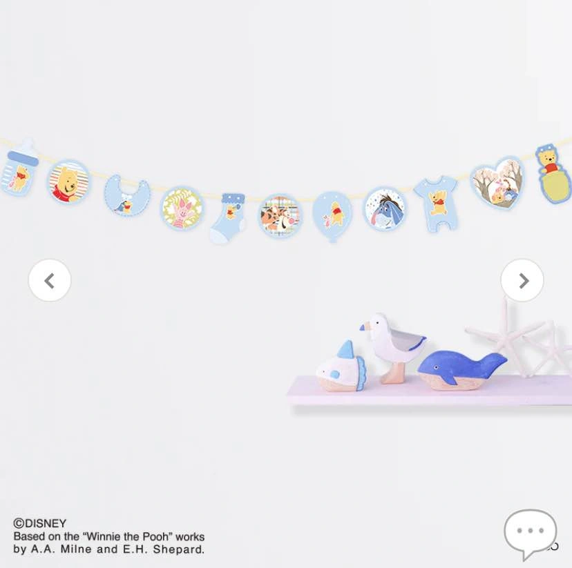 BNIB Japan Disney Winnie the Pooh baby shower banner - photo 4