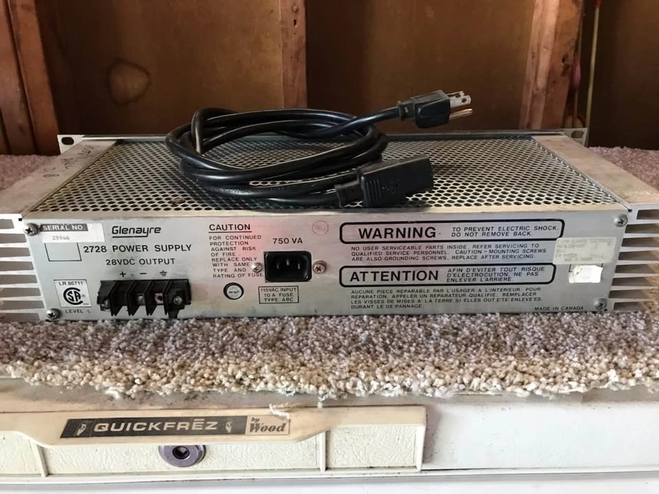 Glenayre model 2728 power supply - photo 2