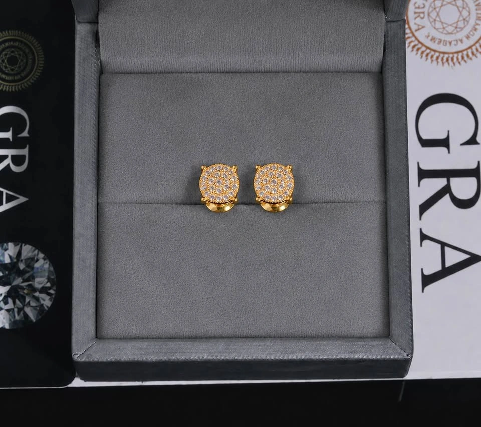 Moissanite earrings - photo 2
