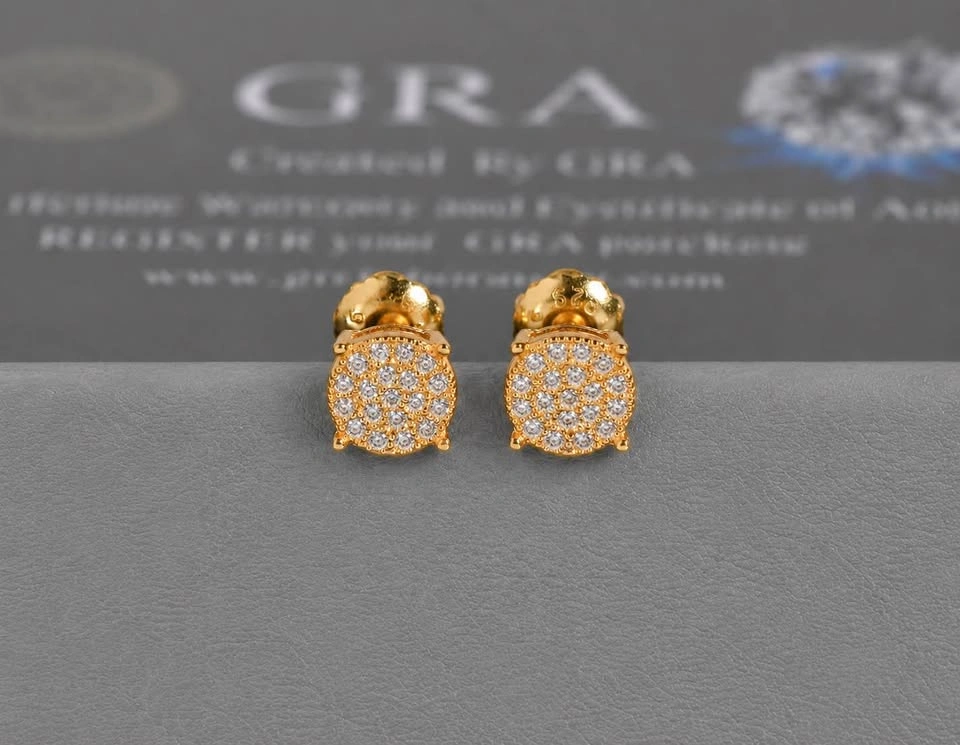 Moissanite earrings - photo 3