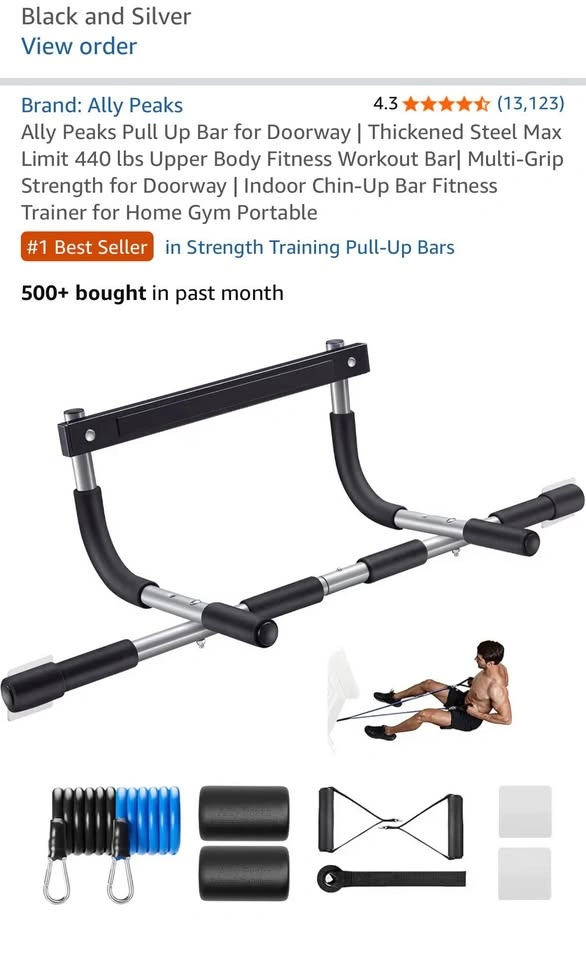 Ally Peaks Multi-Grip Pull Up Bar - photo 4