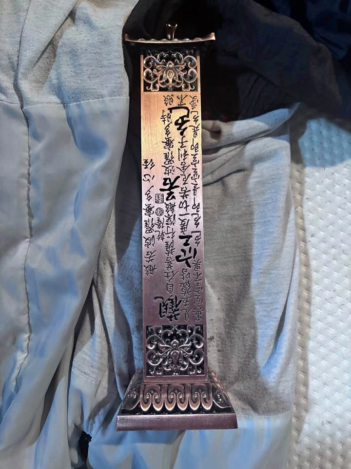 Vintage Bronze Japanese Sutra Incense Burner