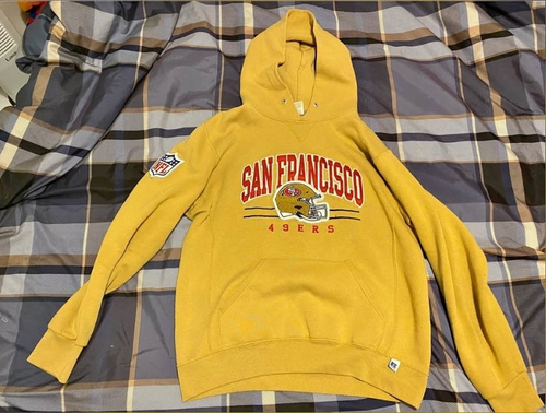 Russell Athletic San Francisco 49ers NFL Hoodie Adult Medium Yel