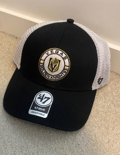 Vegas Golden Knights '47 MVP Adjustable Trucker Hat Black White