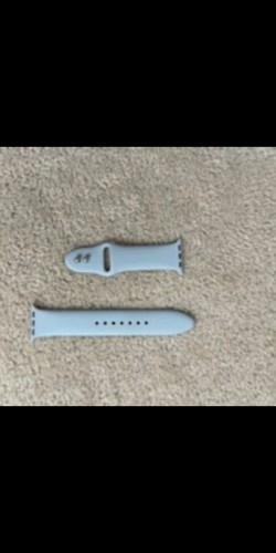 Gray Generic Silicone Watch Band for Apple Watches - photo 3