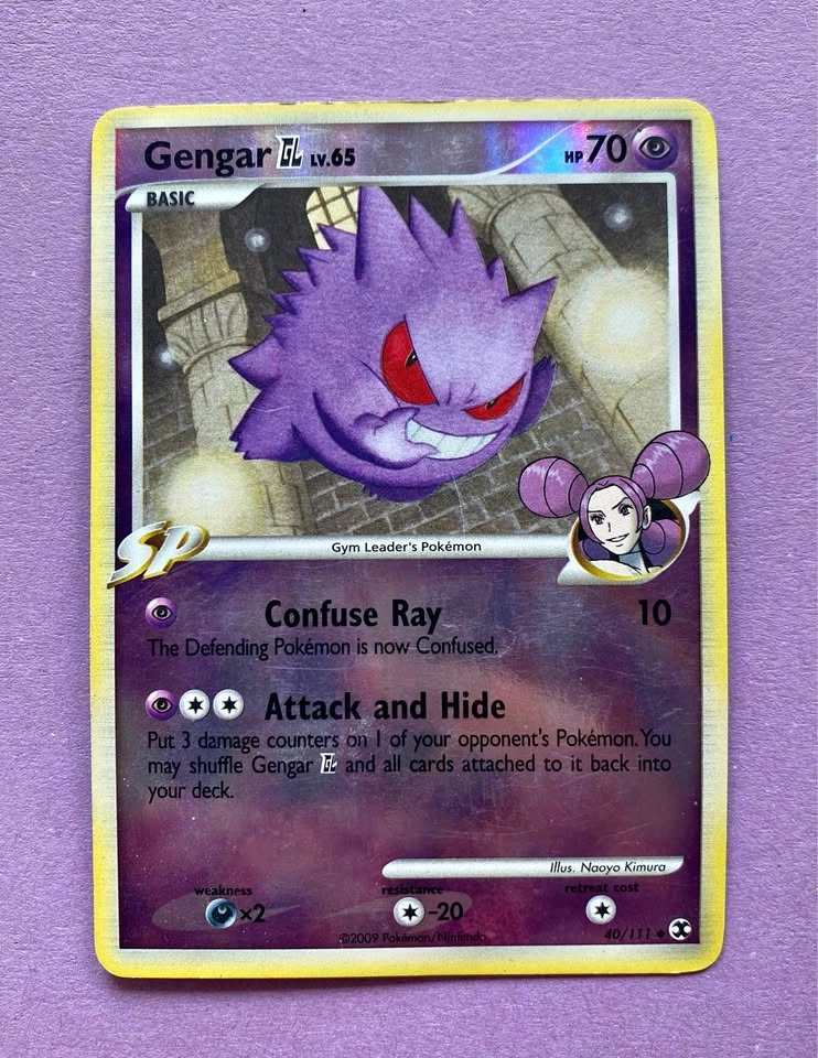 Gengar Rising Rivals 40/111 Reverse Holo Pokemon Card
