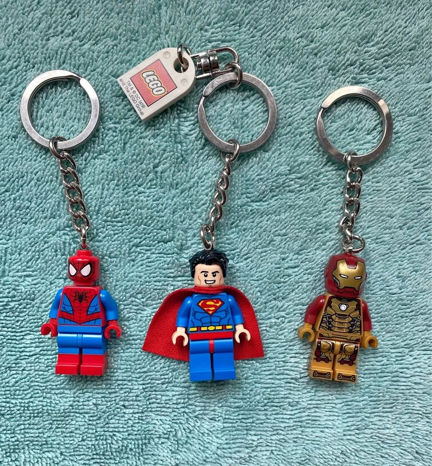 Lego Superhero Keychains