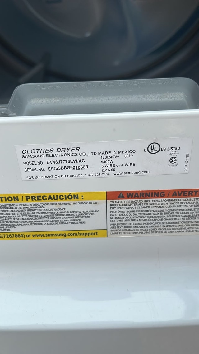 Samsung Washer and Dryer Set - photo 4