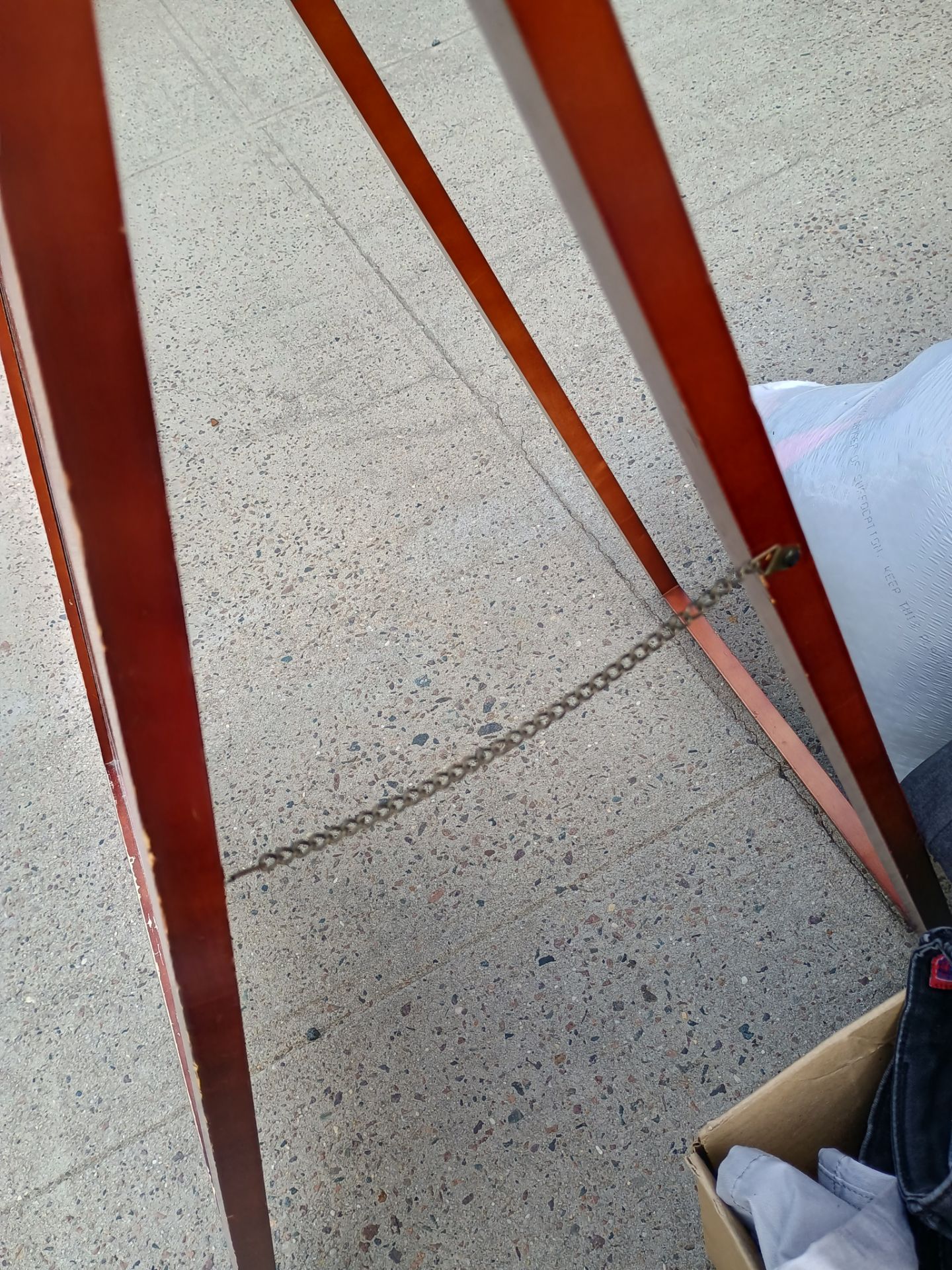 Wood Frame Standing Mirror - photo 4