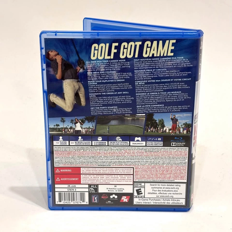 PGA Tour 2K21 - PS4 - Mint Condition - photo 3